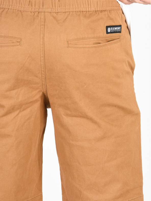 Element Element ALTONA BRONCO BROWN plátěné kraťasy pánské - hnědá