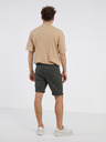 LERROS Khaki pánské džínové kraťasy LERROS
