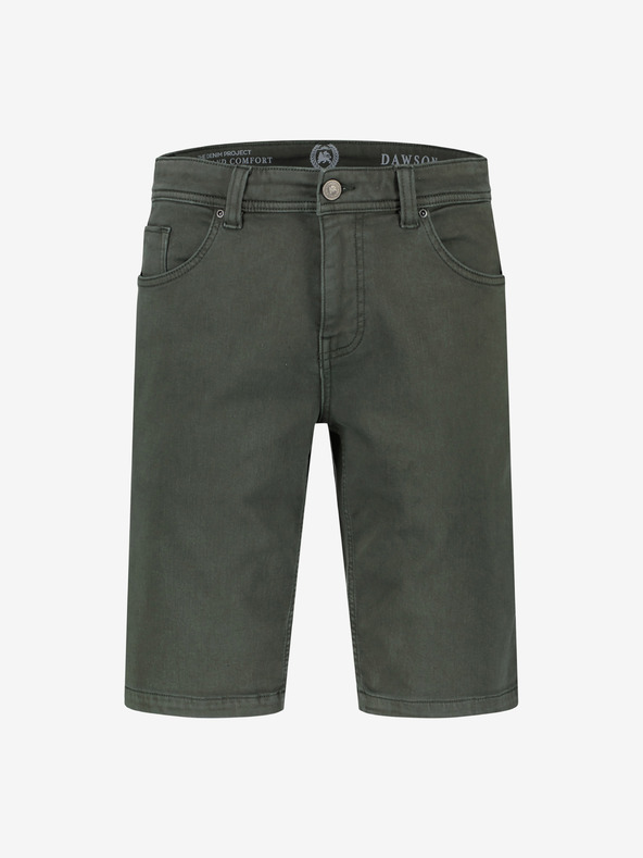 LERROS Khaki pánské džínové kraťasy LERROS