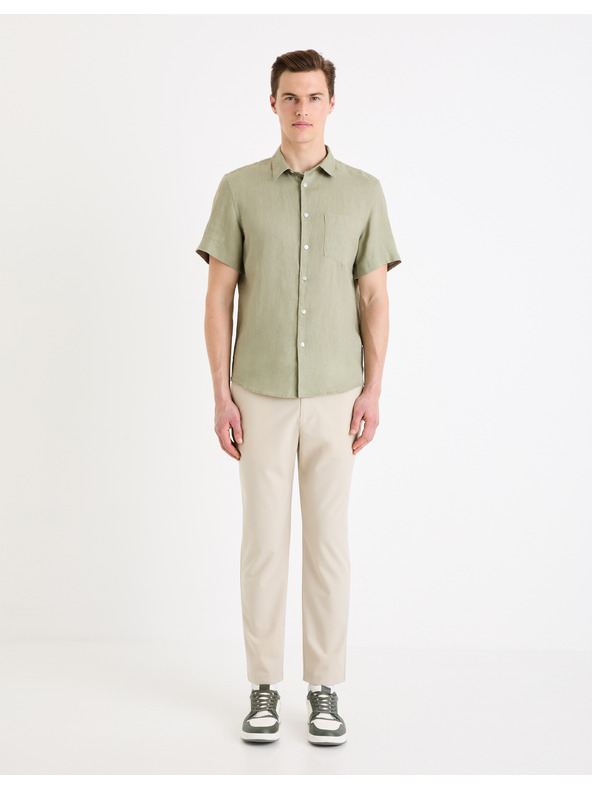 Celio Lněná košile Damarlin Celio