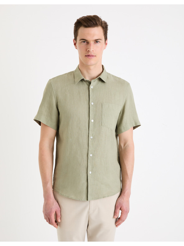 Celio Lněná košile Damarlin Celio