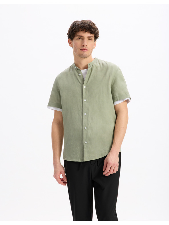 Celio Lněná košile Damaopoc Celio