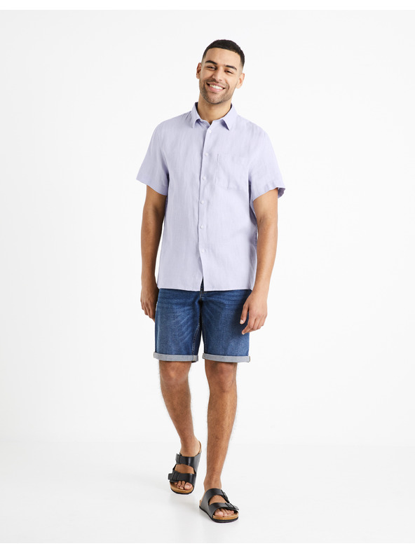 Celio Lněná košile Damarlin Celio