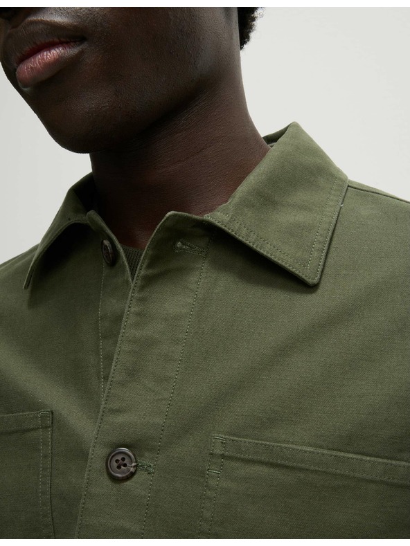 Marks & Spencer Svrchní košile s vysokým podílem bavlny Marks & Spencer zelená