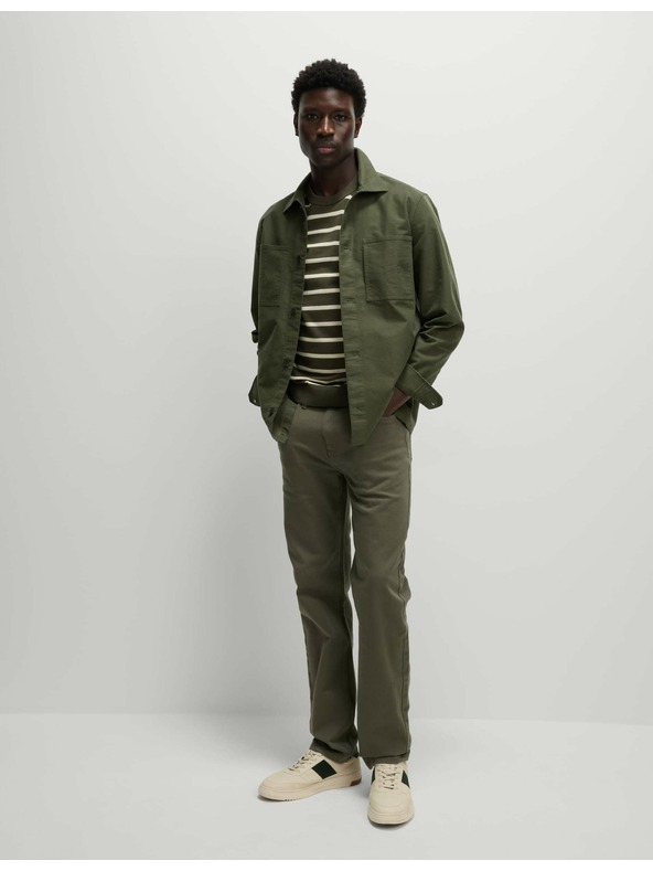 Marks & Spencer Svrchní košile s vysokým podílem bavlny Marks & Spencer zelená