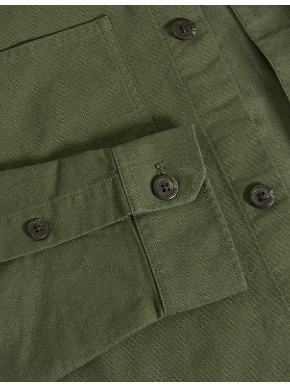 Marks & Spencer Svrchní košile s vysokým podílem bavlny Marks & Spencer zelená