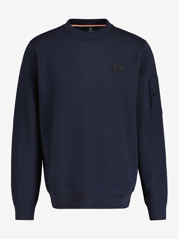 LERROS Tmavě modrá pánská mikina LERROS