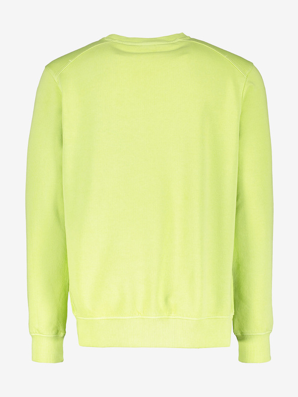 LERROS Neonově zelená pánská mikina LERROS