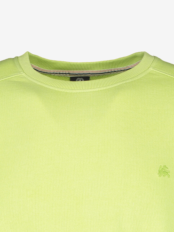 LERROS Neonově zelená pánská mikina LERROS
