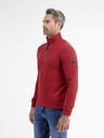LERROS Červená pánská basic mikina LERROS