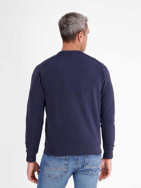 LERROS Tmavě modrá pánská mikina LERROS