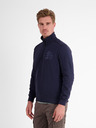 LERROS Tmavě modrá pánská mikina na zip LERROS