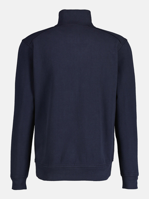 LERROS Tmavě modrá pánská mikina na zip LERROS