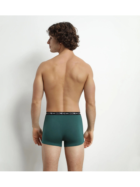 DIM Pánské boxerky 3 ks - tmavě zelená - modrá - černá