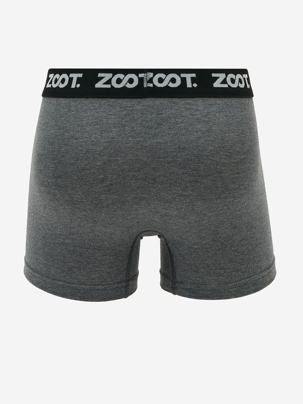 ZOOT.lab Sada tří pánských boxerek v šedé, modré a červené barvě ZOOT.lab