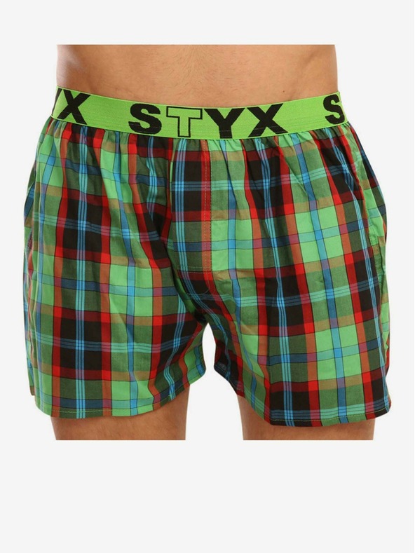 Styx Pánské trenky Styx sportovní guma vícebarevné