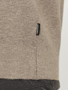Jack & Jones Béžový pánský svetr se zipem Jack & Jones