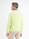 LERROS Žlutý pánský basic svetr LERROS
