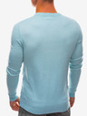 Ombre Clothing Světle modrý pánský basic svetr Ombre Clothing