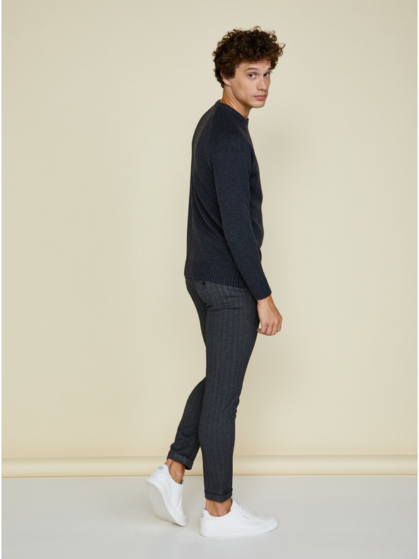 ZOOT.lab Tmavě šedý pánský basic svetr ZOOT.lab Olin