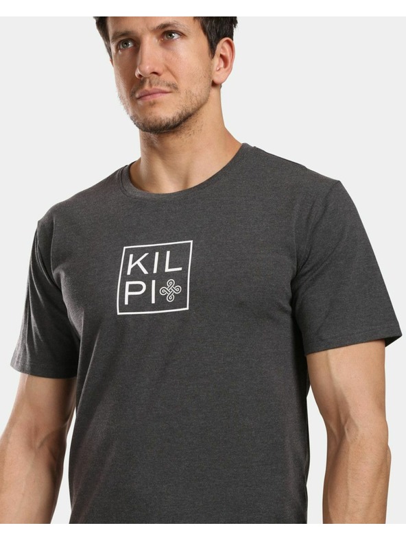 Kilpi Pánské bavlněné tričko Kilpi VIBE-M Tmavě šedá