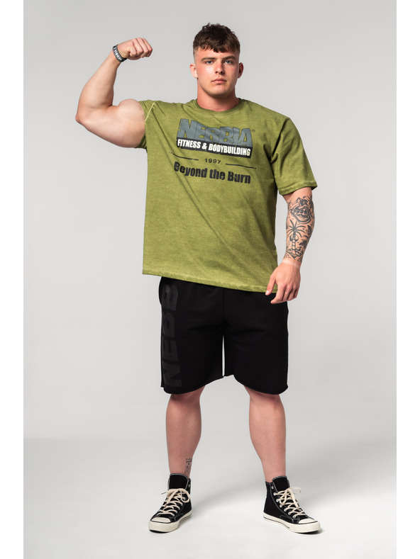 Nebbia Washed-off oversized tričko HERITAGE 355 Nebbia