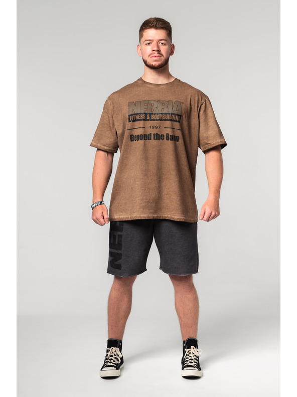 Nebbia Washed-off oversized tričko HERITAGE 355 Nebbia