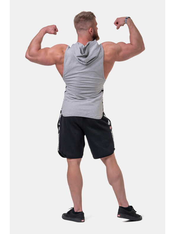 Nebbia Legend-approved tílko s kapucí 191 Light Grey Nebbia