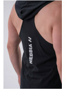 Nebbia Fitness tílko s kapucí 323 Black Nebbia