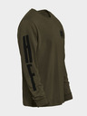 Horsefeathers Triko Tall Typo LS - burnt olive velikost L HORSEFEATHERS
