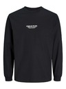 Jack & Jones Černé pánské tričko Jack & Jones
