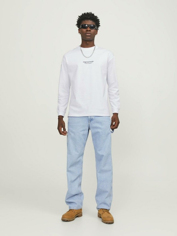 Jack & Jones Bílé pánské tričko Jack & Jones