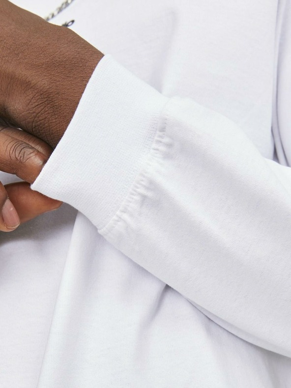 Jack & Jones Bílé pánské tričko Jack & Jones