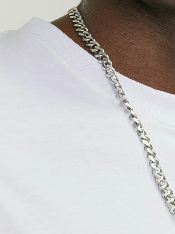 Jack & Jones Bílé pánské tričko Jack & Jones