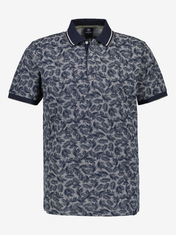 LERROS Tmavě modré pánské polo tričko LERROS