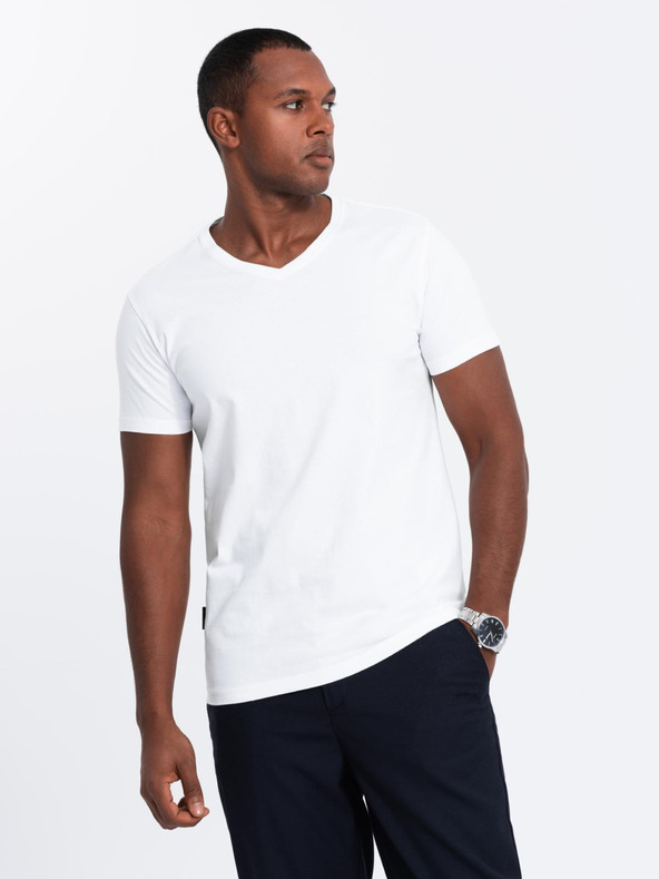 Ombre Clothing Pánské tričko bez potisku - mix 3 pcs Z29 Ombre Clothing