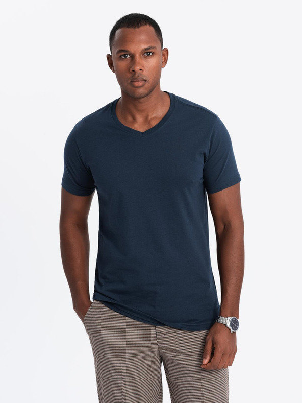 Ombre Clothing Pánské tričko bez potisku - mix 3 pcs Z29 Ombre Clothing