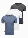 Ombre Clothing Pánské tričko bez potisku - mix 3 pcs Z29 Ombre Clothing