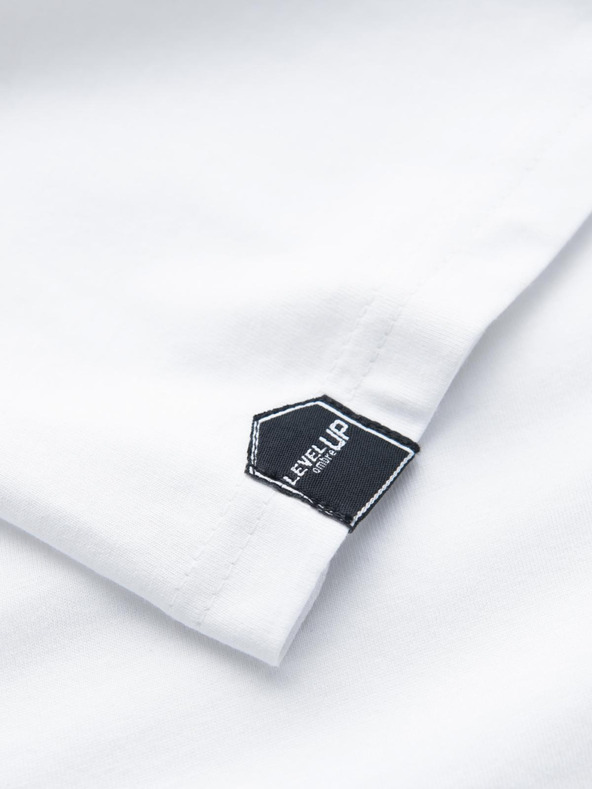 Ombre Clothing Pánské tričko s potiskem a dlouhým rukávem - černé V1 OM-LSPT-0119 Ombre Clothing