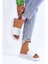 BIG STAR SHOES Dámské pantofle Big Star Bílé