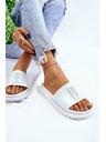BIG STAR SHOES Dámské pantofle Big Star Bílé