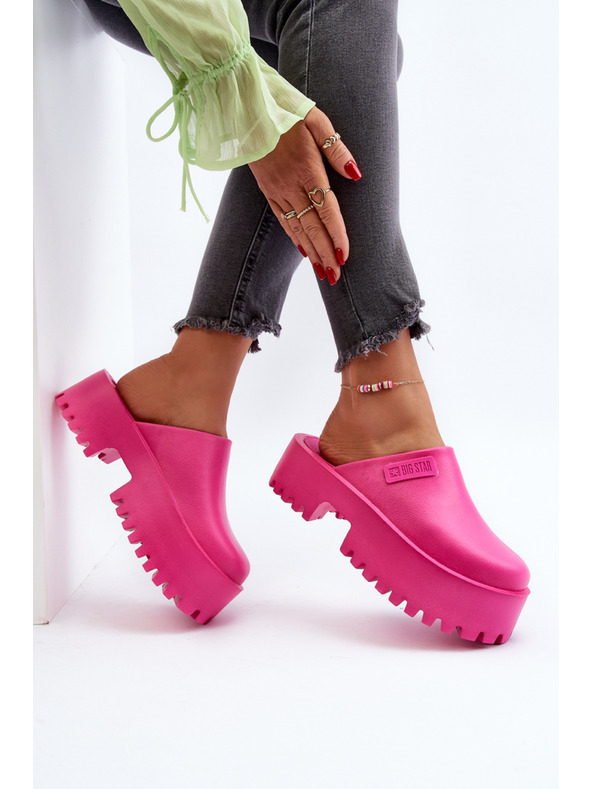 BIG STAR SHOES Dámské žabky na masivní podrážce Big Star