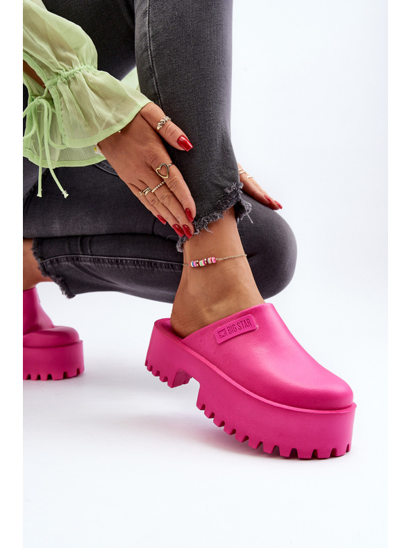 BIG STAR SHOES Dámské žabky na masivní podrážce Big Star