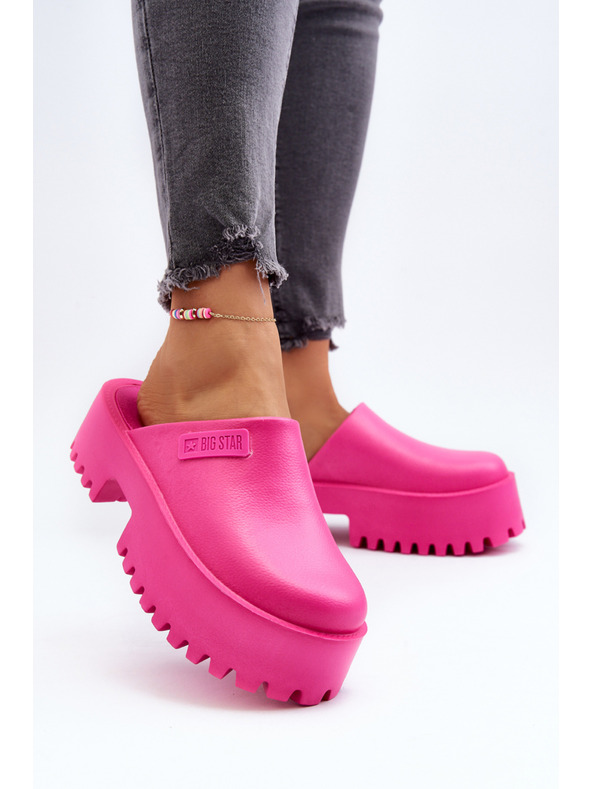 BIG STAR SHOES Dámské žabky na masivní podrážce Big Star