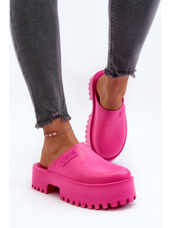 BIG STAR SHOES Dámské žabky na masivní podrážce Big Star