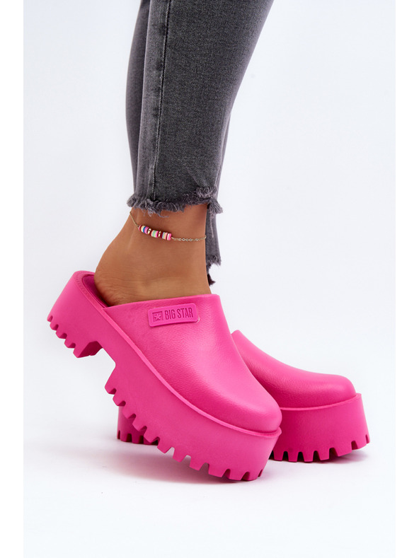 BIG STAR SHOES Dámské žabky na masivní podrážce Big Star