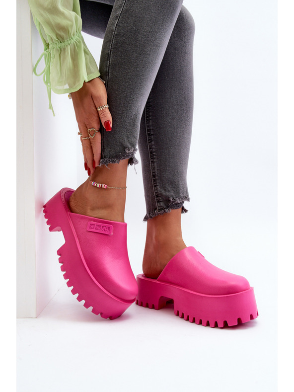 BIG STAR SHOES Dámské žabky na masivní podrážce Big Star