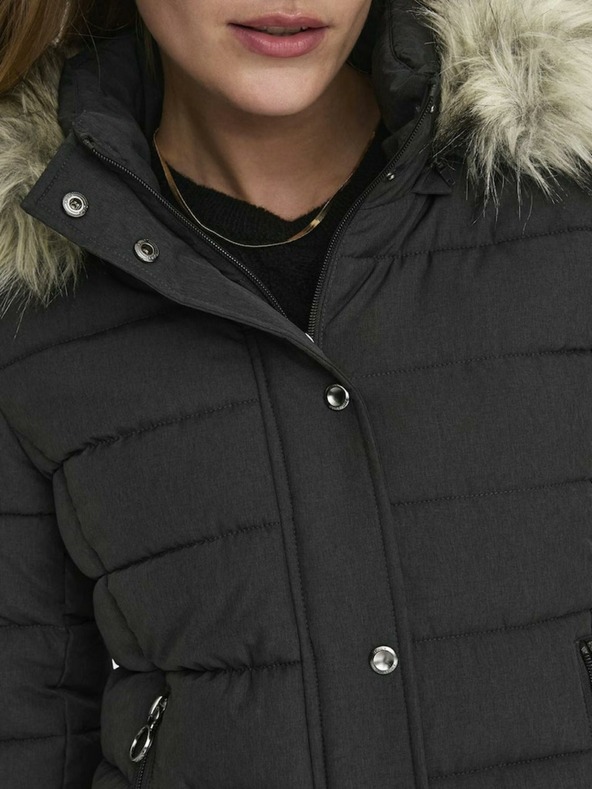 ONLY Černá dámská zimní prošívaná bunda ONLY New Luna