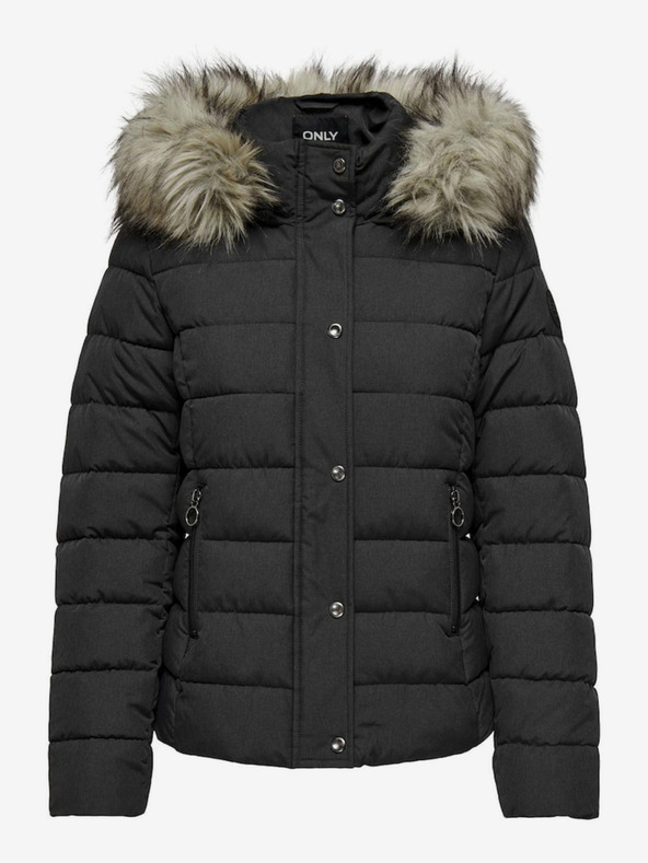 ONLY Černá dámská zimní prošívaná bunda ONLY New Luna