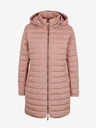 ZOOT.lab Starorůžová dámská prošívaná prodloužená zimní bunda s kapucí ZOOT.lab Molly